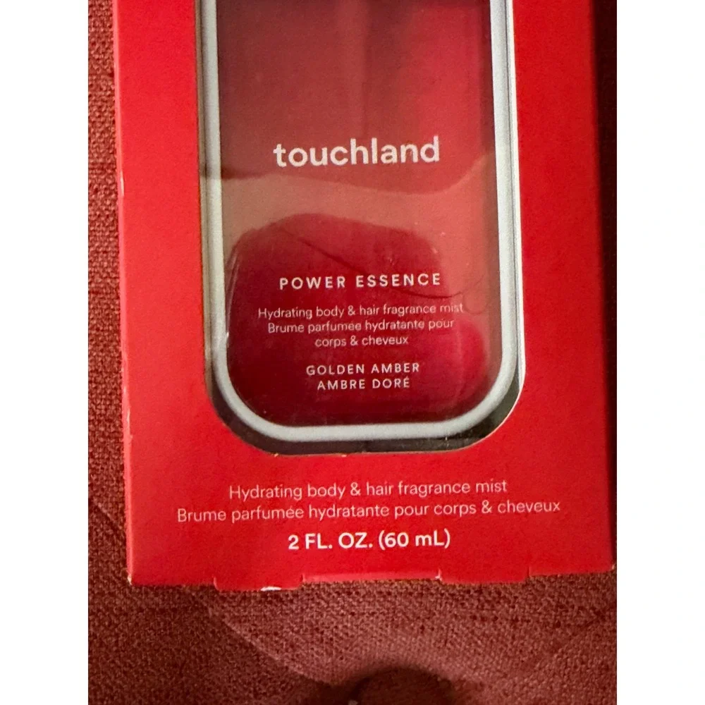 Touchland Power Essence Golden Amber Hydrating Body & Hair Fragrance Mist 2oz